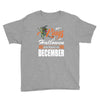 Halloween Kings Are Born In December Youth Tee