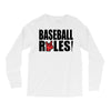 baseball rules Long Sleeve Shirts