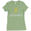 lucasarts vintage Ladies Fitted T-Shirt