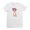 chihuahua mom Ladies Fitted T-Shirt