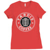 time travel coffee Ladies Fitted T-Shirt