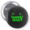 fun monster face, eat, beast, Pin-back button