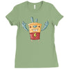 robo battery Ladies Fitted T-Shirt