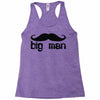 moustache Racerback Tank