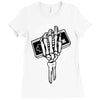 never game over Ladies Fitted T-Shirt