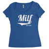 milf since 2012 Women's Triblend Scoop T-shirt