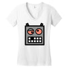 robot funny Women's V-Neck T-Shirt