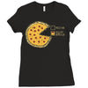 pizza pie chart Ladies Fitted T-Shirt