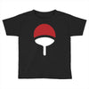 uchiha clan symbol crest   anime itachi sasuke naruto cosplay gift tee Toddler T-shirt