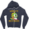 World's Best Boss Mario Zipper Hoodie