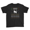 leo christmas ugly sweater Youth Tee