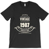 premium vintage 1987 classic perfectly aged limited edition T-Shirt