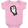 bad skull Baby Bodysuit