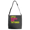 little boobed and tattoed Adjustable Strap Totes
