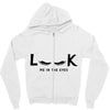 Look Me in The Eyes Zipper Hoodie