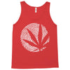 cannabis fingerprinting (white) Tank Top