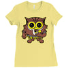 mr. owl Ladies Fitted T-Shirt