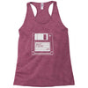 retro floppy Racerback Tank
