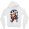 brain drain fox Zipper Hoodie