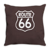 route 66 stampa bianca starda america sport Throw Pillow