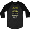 votez marine la pen france 2017 3/4 Sleeve Shirt