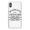 world's most amazing husband greeting iPhoneX