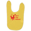 don't stop believin funny christmas Baby Bibs