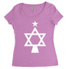 chrismukkah tree christmas Women's Triblend Scoop T-shirt