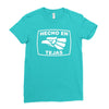 hecho en tejas Ladies Fitted T-Shirt