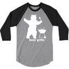 bear grills bbq funny 3/4 Sleeve Shirt