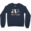 happy meowr Crewneck Sweatshirt