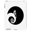 nightmare before christmas black logo iPad 3 and 4 Case