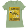 beer goggles sign, ideal gift or birthday present. Ladies Fitted T-Shirt
