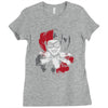 harlequin1 Ladies Fitted T-Shirt