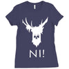 knights who say ni Ladies Fitted T-Shirt