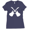 guitar gig concert tour band custom personal Ladies Fitted T-Shirt