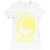 believe in nessie Ladies Fitted T-Shirt