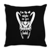 i'm up all night to get loki Throw Pillow
