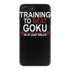 train insaiyan gym training to beat goku or krillin dbz dragon ball z iPhone 7 Plus Case