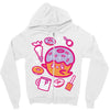 donut ghost baking Zipper Hoodie