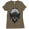 native american Ladies Fitted T-Shirt