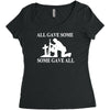 all gave some fallen soldier Women's Triblend Scoop T-shirt