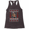 ugly sweater fight christmas t shirts Racerback Tank