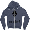 got ether ? Zipper Hoodie