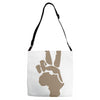 peace to africa Adjustable Strap Totes