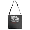 mike dustin lucas eleven will Adjustable Strap Totes