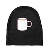 glass and coffee Baby Beanies