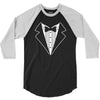 tuxedo fancy dress funny 3/4 Sleeve Shirt