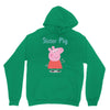 peppa pig sister pig Unisex Hoodie