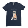 the big meowski Ladies Fitted T-Shirt